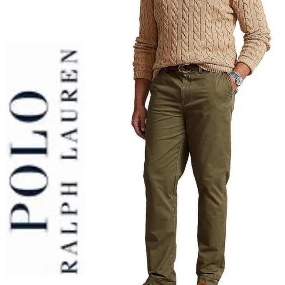 Polo Ralph Lauren Men's‎ Sz 30/32 Olive Green Stretch Classic Fit Chino Pant